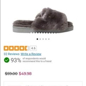 Dearfoam slipper slides